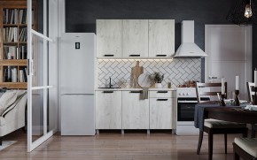 Кухонный гарнитур ДИОР 1500 (Белый/Дуб Крафт белый) в Миассе - miass.ok-mebel.com | фото