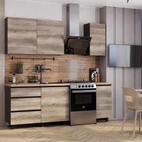 Кухня Энигма 1.6 м (венге/дуб каньон) в Миассе - miass.ok-mebel.com | фото