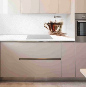 Кухонный фартук со столешницей (А-012) в едином стиле (3050 мм) в Миассе - miass.ok-mebel.com | фото