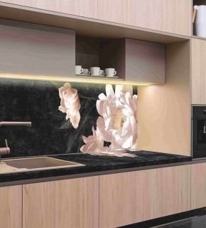 Кухонный фартук со столешницей (А-05) в едином стиле (3050 мм) в Миассе - miass.ok-mebel.com | фото 1