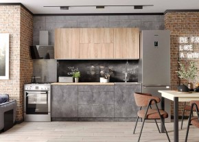 Кухонный гарнитур Асти-дуб сонома 1,8 в Миассе - miass.ok-mebel.com | фото