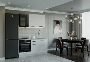 Кухонный гарнитур Белый Глянец 1600 (Стол. 26мм) в Миассе - miass.ok-mebel.com | фото