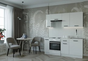 Кухонный гарнитур Белый Глянец 1800 (Стол. 38мм) в Миассе - miass.ok-mebel.com | фото