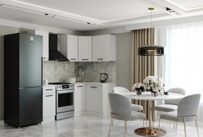 Кухонный гарнитур Белый Глянец 2000*1200 (Стол. 26мм) в Миассе - miass.ok-mebel.com | фото