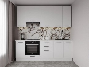 Кухонный гарнитур Белый Глянец 2400 h950 (Стол. 26мм) в Миассе - miass.ok-mebel.com | фото