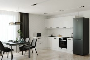 Кухонный гарнитур Белый Глянец 2600*1600 (Стол. 38мм) в Миассе - miass.ok-mebel.com | фото