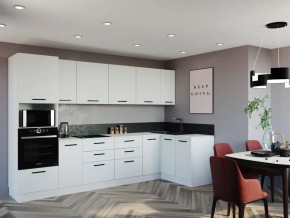 Кухонный гарнитур Белый Глянец 3200*1400 (Стол. 38мм) в Миассе - miass.ok-mebel.com | фото