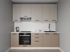 Кухонный гарнитур Каппучино 2400 h950 (Стол. 26мм) в Миассе - miass.ok-mebel.com | фото