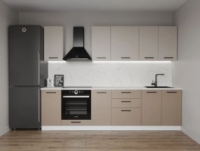 Кухонный гарнитур Каппучино 2800 (Стол. 26мм) в Миассе - miass.ok-mebel.com | фото