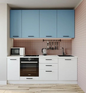 Кухонный гарнитур Капри 2200 h950 (Стол. 26мм) в Миассе - miass.ok-mebel.com | фото