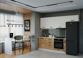 Кухонный гарнитур Лада 2550 (Стол. 26мм) в Миассе - miass.ok-mebel.com | фото