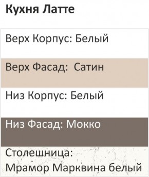 Кухонный гарнитур Латте 1800 (Стол. 26мм) в Миассе - miass.ok-mebel.com | фото 3