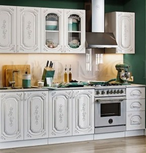 ЛИЗА-2 Кухонный гарнитур 1,8 Белый глянец холодный в Миассе - miass.ok-mebel.com | фото