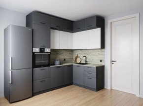 Кухонный гарнитур Меренга 2200*1700 (Стол. 38мм) в Миассе - miass.ok-mebel.com | фото