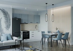 Кухонный гарнитур Ниагара 2550 (Стол. 26мм) в Миассе - miass.ok-mebel.com | фото