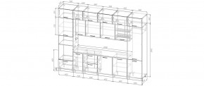 Кухонный гарнитур Санторини 3400 (Стол. 26мм) в Миассе - miass.ok-mebel.com | фото 2