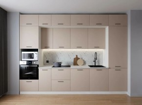Кухонный гарнитур Шампань 3400 (Стол. 38мм) в Миассе - miass.ok-mebel.com | фото