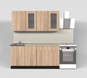 Кухня Симона Демо 1700 (Венга/Дуб Сонома) в Миассе - miass.ok-mebel.com | фото 7