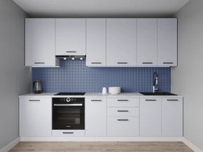 Кухонный гарнитур Смоки 2400 h950 (Стол. 26мм) в Миассе - miass.ok-mebel.com | фото