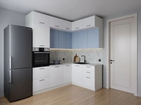 Кухонный гарнитур угловой Капри 2200*1700 (Стол. 38мм) в Миассе - miass.ok-mebel.com | фото