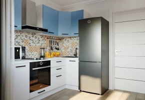 Кухонный гарнитур угловой Капри 2200х1000 (Стол. 26мм) в Миассе - miass.ok-mebel.com | фото