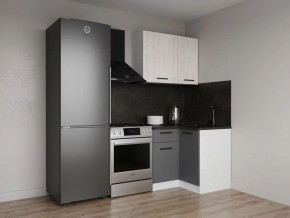 Кухонный гарнитур угловой Санторини 1000*1000 (Стол. 26мм) в Миассе - miass.ok-mebel.com | фото