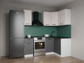 Кухонный гарнитур угловой Санторини 2000*1200 (Стол. 26мм) в Миассе - miass.ok-mebel.com | фото