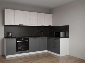 Кухонный гарнитур угловой Санторини 2600*1600 (Стол. 38мм) в Миассе - miass.ok-mebel.com | фото