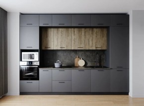 Кухонный гарнитур Умбра 3400 (Стол. 26мм) в Миассе - miass.ok-mebel.com | фото