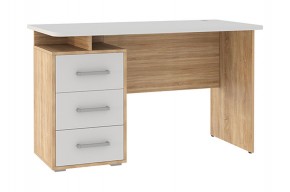 ЛАЙТ 2 Стол компьютерный (1200)  дуб сонома/белый в Миассе - miass.ok-mebel.com | фото