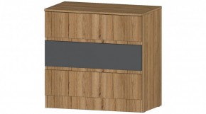 ЛЕНОРА Комод 3 ящика (графит) в Миассе - miass.ok-mebel.com | фото