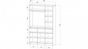 ЛЕНОРА Спальный гарнитур (модульный) кашемир в Миассе - miass.ok-mebel.com | фото 9