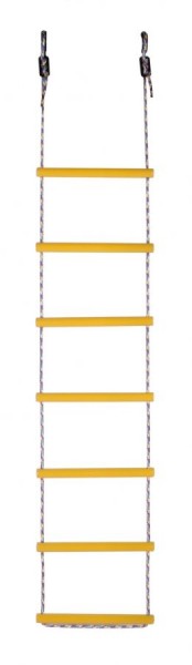 Лестница веревочная 7 перекладин цв.желтый D=30 в Миассе - miass.ok-mebel.com | фото