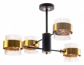 Люстра на штанге Arte Lamp Carlo A8205SP-4BK в Миассе - miass.ok-mebel.com | фото