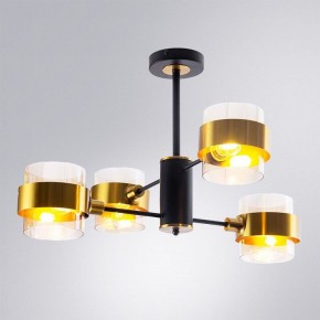 Люстра на штанге Arte Lamp Carlo A8205SP-4BK в Миассе - miass.ok-mebel.com | фото 2