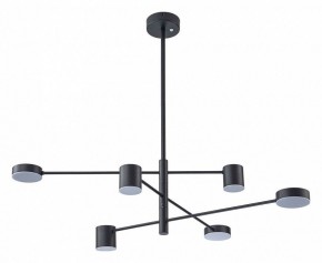 Люстра на штанге Arte Lamp Stanley A2476PL-40BK в Миассе - miass.ok-mebel.com | фото