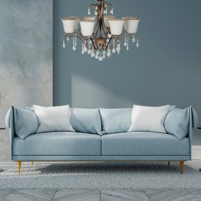 Люстра на штанге Arti Lampadari Borgese Borgese E 1.1.8.602 GB в Миассе - miass.ok-mebel.com | фото 2