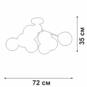 Люстра на штанге Vitaluce V3772 V3772-8/8PL в Миассе - miass.ok-mebel.com | фото 4