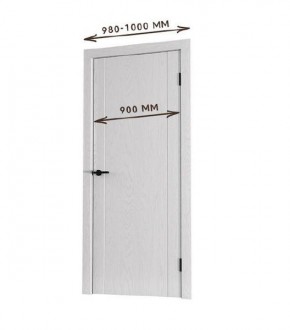 Межкомнатная дверь Bolivar Каньон браун (комплект) 900 в Миассе - miass.ok-mebel.com | фото