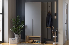 МЕРСИ Прихожая (модульная) графит в Миассе - miass.ok-mebel.com | фото