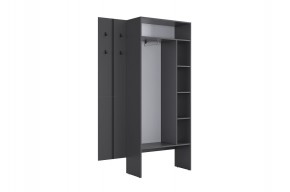 МЕРСИ Прихожая (модульная) графит в Миассе - miass.ok-mebel.com | фото 7