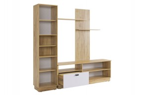 МОДИ К1 Гостиная (белое дерево) в Миассе - miass.ok-mebel.com | фото 7