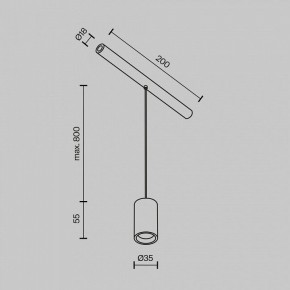 Модульный светильник Maytoni Focus LED C105PL-3W3-6K-B в Миассе - miass.ok-mebel.com | фото 5