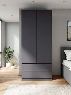 МОРИ МШ 900.2 Шкаф (графит) в Миассе - miass.ok-mebel.com | фото 3