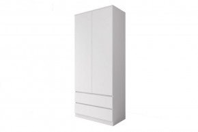 МОРИ МШ 900.2 Шкаф с 2мя дв и 2мя ящ. (белый) в Миассе - miass.ok-mebel.com | фото
