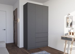 МОРИ МШ 1200.1 Шкаф (графит) в Миассе - miass.ok-mebel.com | фото