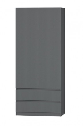 МС "Хилтон" Шкаф №3 900 (Графит) в Миассе - miass.ok-mebel.com | фото 2