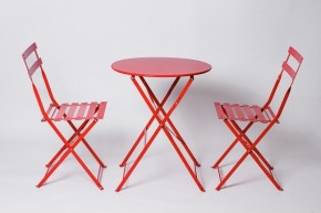 Набор садовой мебели ST 001 R (стол + 2 стула) металл в Миассе - miass.ok-mebel.com | фото 10