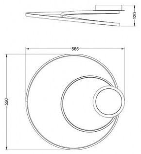 Накладной светильник Arte Lamp Millo A3893PL-30BK в Миассе - miass.ok-mebel.com | фото 2