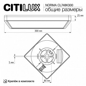 Накладной светильник Citilux Norma CL748K300 в Миассе - miass.ok-mebel.com | фото 7